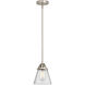 Nouveau 2 Cone 1 Light 6.25 inch Mini Pendant