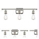 Ballston Bare Bulb LED 26 inch Polished Nickel Bath Vanity Light Wall Light, Ballston