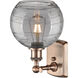 Ballston Athens Deco Swirl 1 Light 8 inch Antique Copper Sconce Wall Light