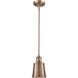 Franklin Restoration Addison 1 Light 5 inch Antique Copper Mini Pendant Ceiling Light in Incandescent, Franklin Restoration