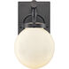 Latreille 1 Light 5.5 inch Matte Black Sconce Wall Light