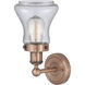 Bellmont 1 Light 6.5 inch Antique Copper and Seedy Sconce Wall Light