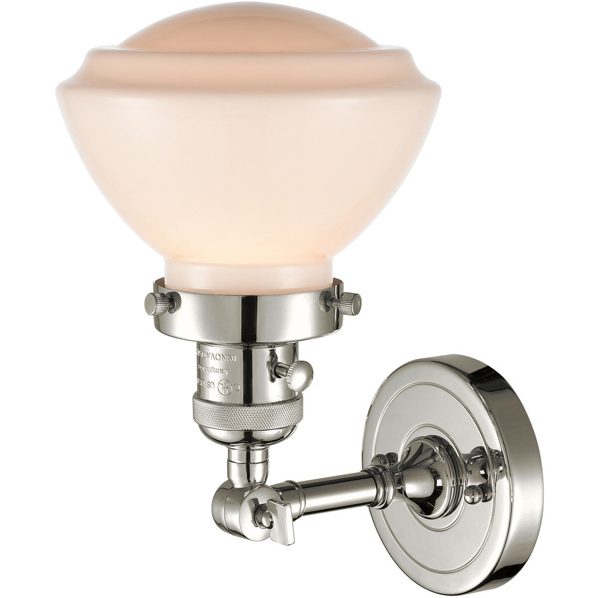 Franklin Restoration Olean LED 7 inch Polished Nickel Sconce Wall Light, Franklin Restoration