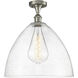 Edison Bristol Glass 1 Light 16.00 inch Semi-Flush Mount