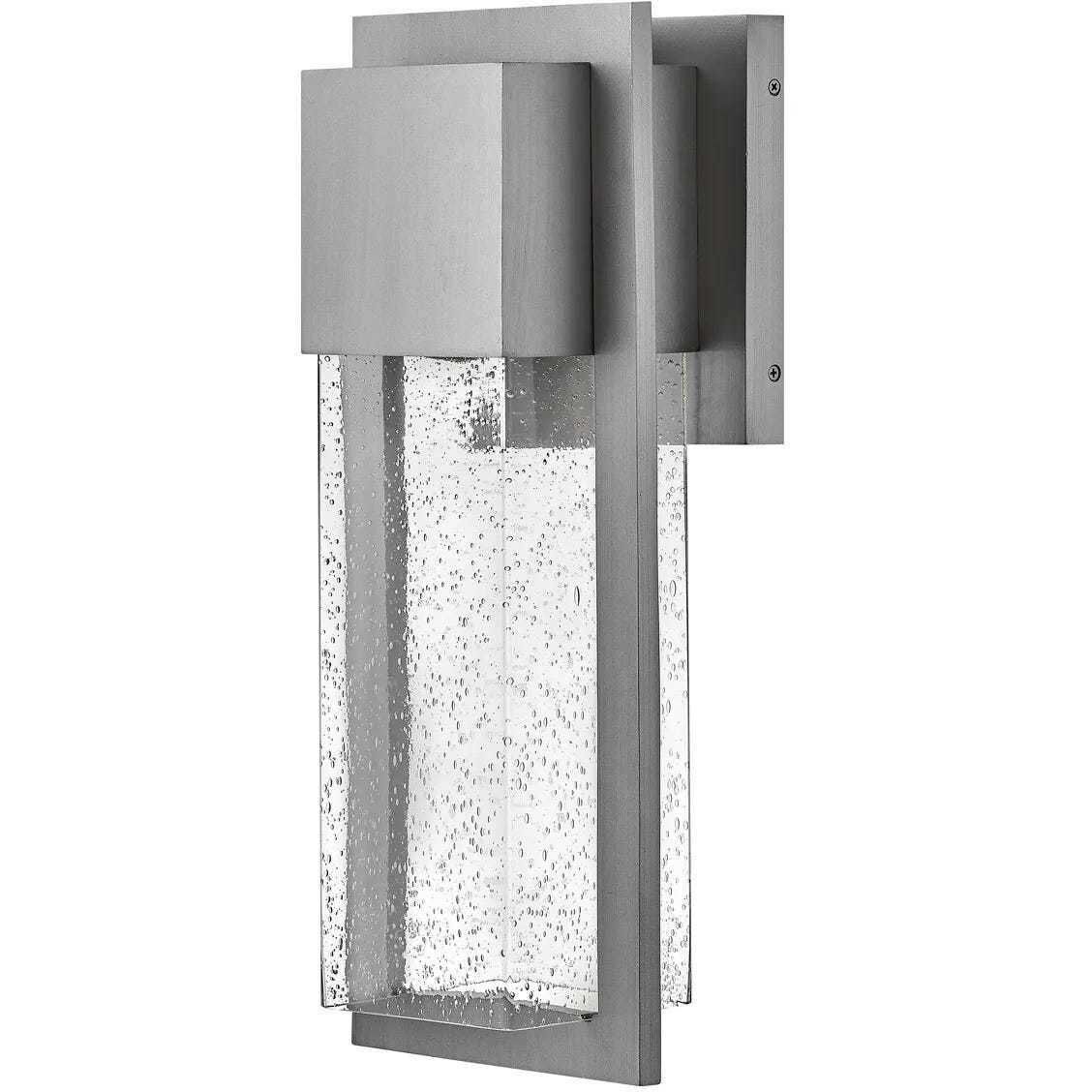 Alex LED 20 inch Antique Brushed Aluminum Outdoor Wall Mount, Coastal Elements