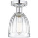 Edison Brookfield 1 Light 5.75 inch Semi-Flush Mount