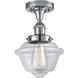 Oxford 1 Light 6.5 inch Polished Chrome Semi-Flush Mount Ceiling Light