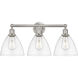 Edison Bristol Glass 3 Light 25.50 inch Bathroom Vanity Light
