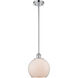 Ballston Farmhouse Chicken Wire 1 Light 8 inch Polished Chrome Pendant Ceiling Light, Ballston