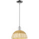 Natural Ballston Dome 1 Light 11.75 inch Mini Pendant