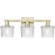 Arcadia Niagara 3 Light 25.5 inch Antique Brass Bath Vanity Light Wall Light