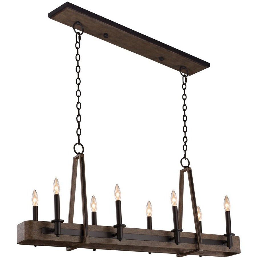 Duluth Island Linear Ceiling Light in Satin Bronze