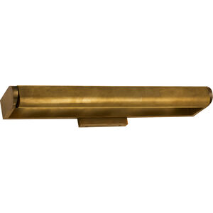 Thomas O'Brien David Art 120 watt 24 inch Hand-Rubbed Antique Brass Picture Light Wall Light