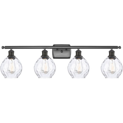 Ballston Small Waverly 4 Light 36 inch Oil Rubbed Bronze Bath Vanity Light Wall Light, Ballston