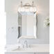 Olivia 2 Light 17 inch Satin Nickel Bath Vanity Light Wall Light