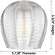 Ballston Norfolk LED 26 inch White and Polished Chrome Bath Vanity Light Wall Light in Clear Glass