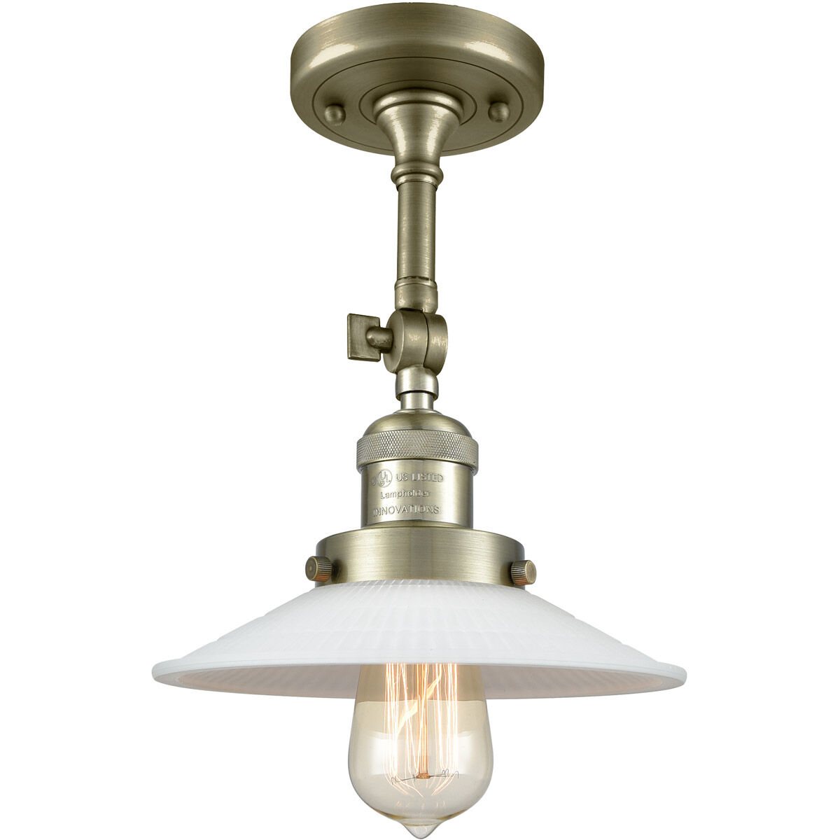 Franklin Restoration Halophane 1 Light 9 inch Antique Brass Sconce Wall Light in Incandescent, Matte White Halophane Glass, Franklin Restoration