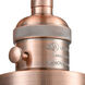 Franklin Restoration Colton LED 6 inch Antique Copper Sconce Wall Light, Franklin Restoration