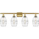 Ballston Vaz 4 Light 35.88 inch Satin Gold Bath Vanity Light Wall Light