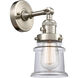 Franklin Restoration Small Canton LED 6.5 inch Brushed Satin Nickel Sconce Wall Light, Franklin Restoration