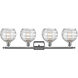 Ballston Deco Swirl LED 36 inch Polished Chrome Bath Vanity Light Wall Light, Ballston