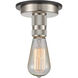 Restoration Aurora 1 Light 2.5 inch Brushed Satin Nickel Flush Mount Ceiling Light
