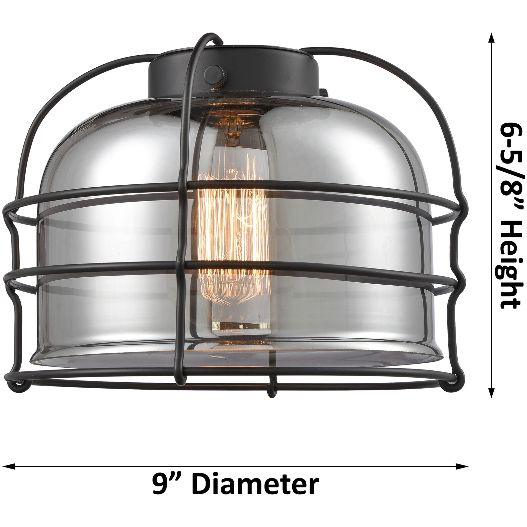 Franklin Restoration Large Bell 1 Light 8 inch Antique Brass Semi-Flush Mount Ceiling Light in Incandescent, Clear Glass, Franklin Restoration