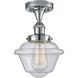 Oxford 1 Light 6.5 inch Polished Chrome Semi-Flush Mount Ceiling Light