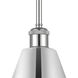 Ballston Cone 1 Light 8 inch Polished Chrome Pendant Ceiling Light