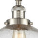 Franklin Restoration XX-Large Beacon LED 12 inch Brushed Satin Nickel Semi-Flush Mount Ceiling Light in Seedy Glass, Franklin Restoration