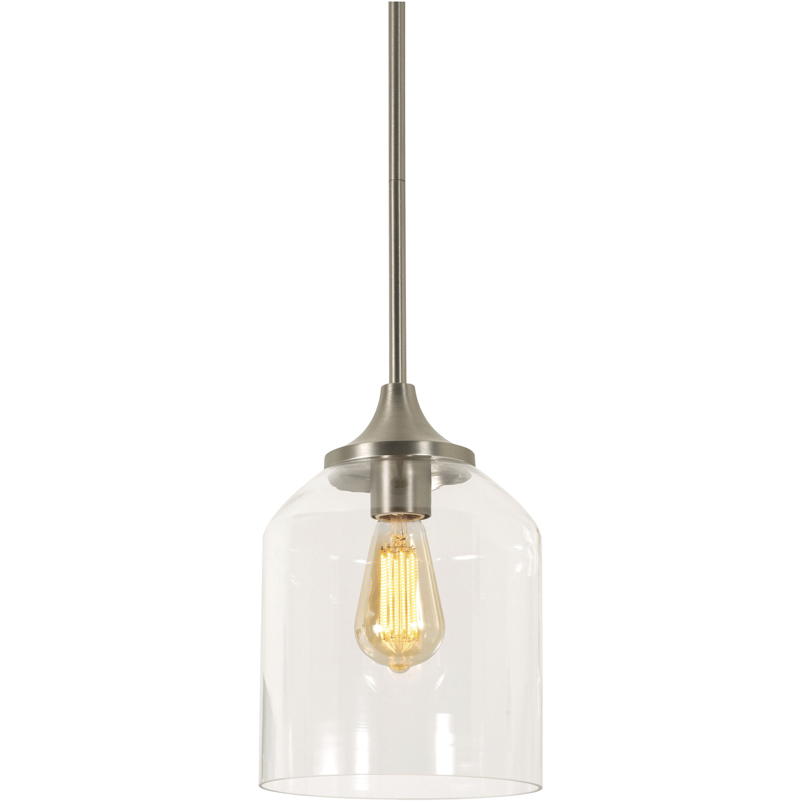 William 1 Light 7.87 inch Pendant