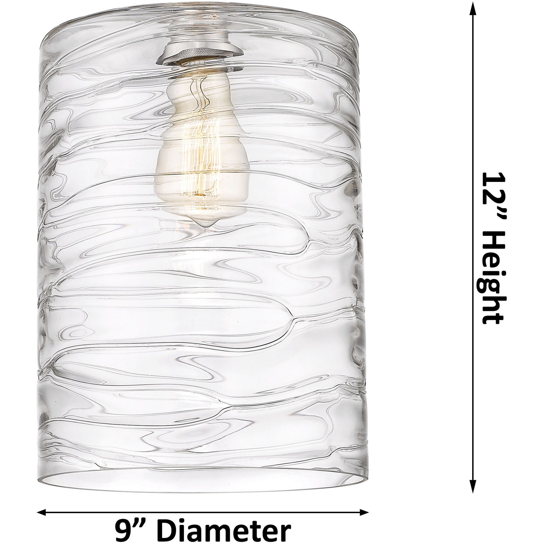 Ballston Large Cobbleskill LED 9 inch White and Polished Chrome Pendant Ceiling Light in Matte White Glass, Ballston