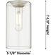 Crown Point 6 Light 24 inch Brushed Brass Chandelier Ceiling Light in Plated Smoke Glass
