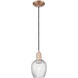 Arcadia Salina 1 Light 5.75 inch Antique Copper Mini Pendant Ceiling Light