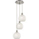 Ballston White Mouchette 3 Light 14.50 inch Pendant