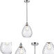 Edison Waverly 1 Light 8 inch Polished Chrome Mini Pendant Ceiling Light