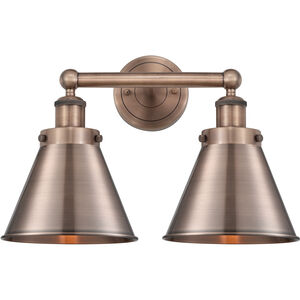 Appalachian 2 Light 17 inch Antique Copper Bath Vanity Light Wall Light