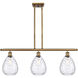 Ballston Large Waverly LED 36 inch Brushed Brass Island Light Ceiling Light, Ballston