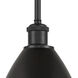 Ballston Dome 1 Light 8 inch Matte Black Pendant Ceiling Light