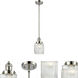 Franklin Restoration Colton LED 6 inch Polished Nickel Mini Pendant Ceiling Light, Franklin Restoration
