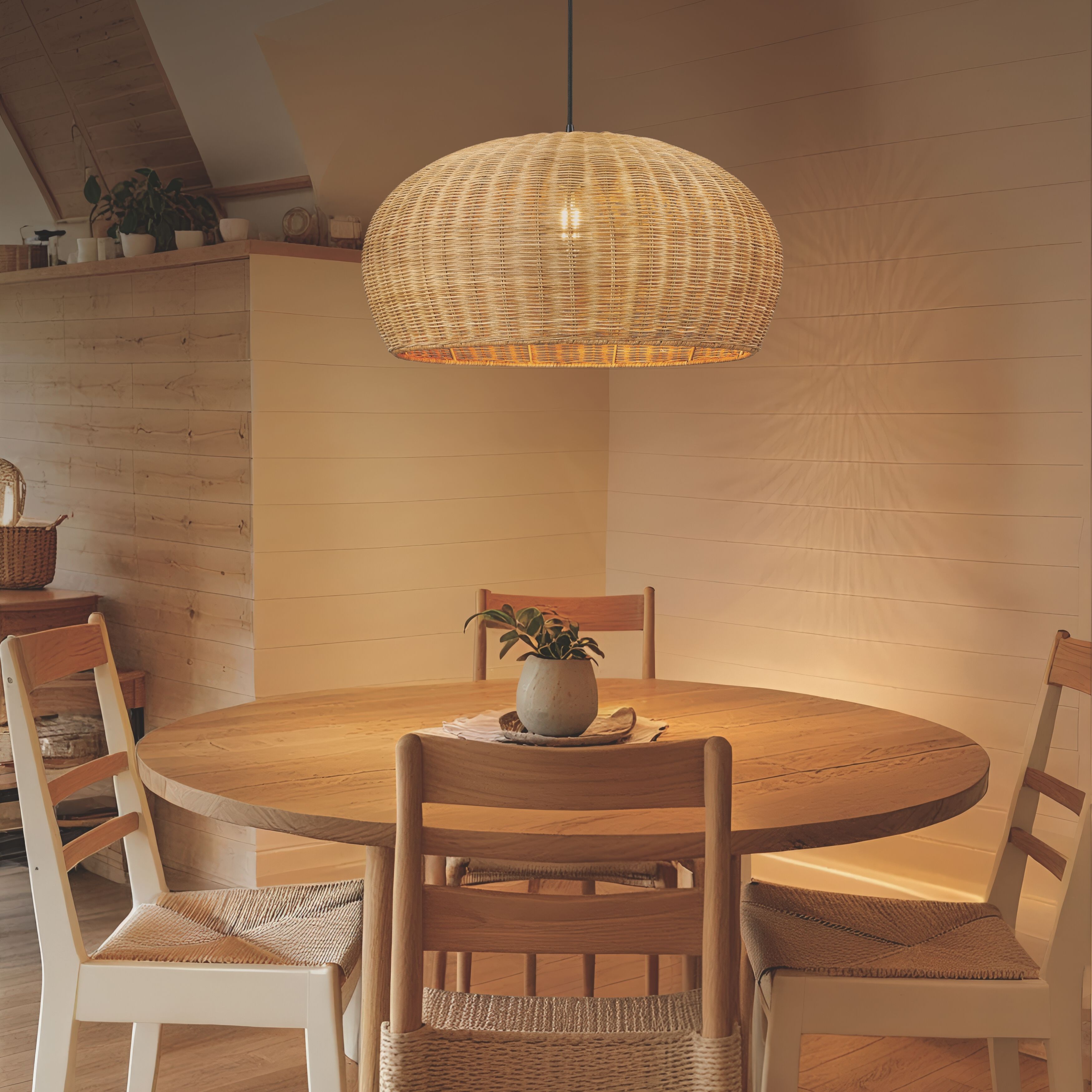 Oasis 1 Light 22 inch Matte Black Pendant Ceiling Light