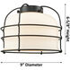 Franklin Restoration Bell Cage 1 Light 9 inch Black Antique Brass Mini Pendant Ceiling Light in Incandescent, Matte White, Franklin Restoration
