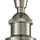 Ballston Athens LED 8 inch Brushed Satin Nickel Semi-Flush Mount Ceiling Light in Seedy Glass, Ballston