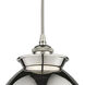 Adirondack 1 Light 8.13 inch Polished Nickel Mini Pendant Ceiling Light