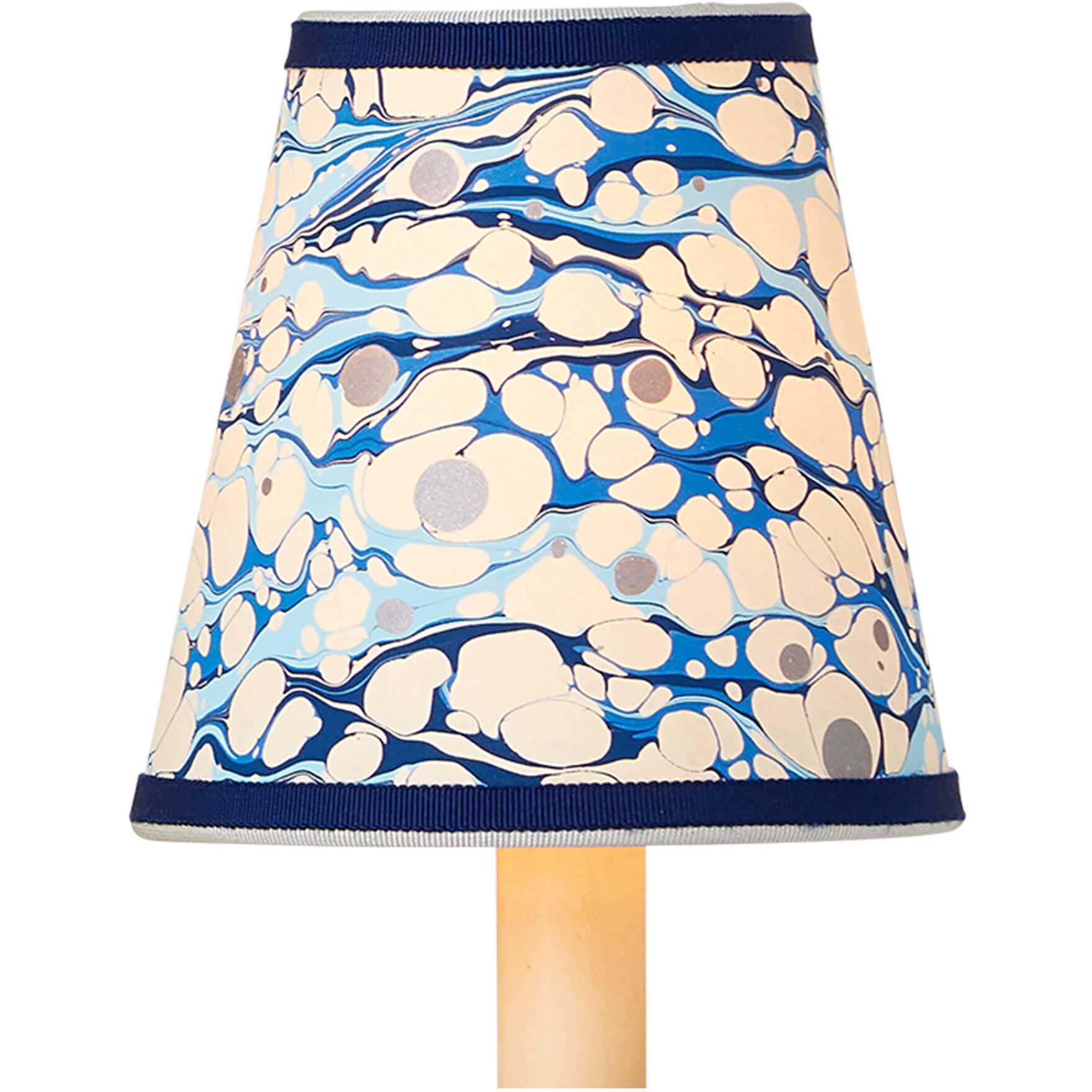 Marble Blue 5 inch Tapered Chandelier Shade