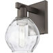 Arcadia Waverly Armed Sconce Wall Light in Oil Rubbed Bronze