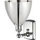 Ballston Dome 1 Light 8 inch Polished Chrome Sconce Wall Light