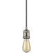 Franklin Restoration Bare Bulb Brushed Satin Nickel Cord Set, Franklin Restoration