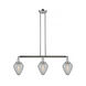 Franklin Restoration Geneseo 3 Light 38 inch Polished Chrome Island Light Ceiling Light, Franklin Restoration