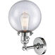 Franklin Restoration Large Beacon LED 8 inch Polished Chrome Sconce Wall Light, Franklin Restoration